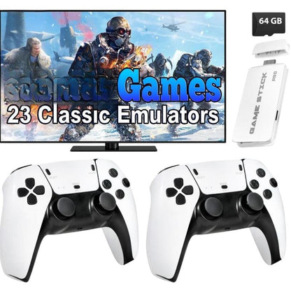 M15 plus Retro Game Console, Upgraded Version with Game Stick, Wireless Controller, Game Simulator, Multiple Vintage Games