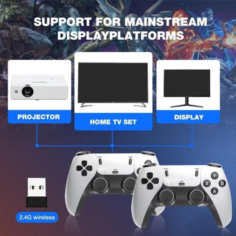 M15 plus Retro Game Console, Upgraded Version with Game Stick, Wireless Controller, Game Simulator, Multiple Vintage Games