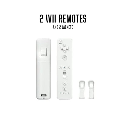 Wii White Premium Bundle (Renewed) Remote Game Wireless Console