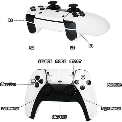 M15 plus Retro Game Console, Upgraded Version with Game Stick, Wireless Controller, Game Simulator, Multiple Vintage Games