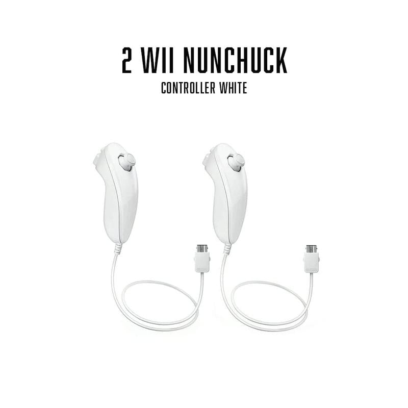 Wii White Premium Bundle (Renewed) Remote Game Wireless Console