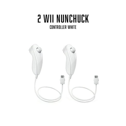 Wii White Premium Bundle (Renewed) Remote Game Wireless Console