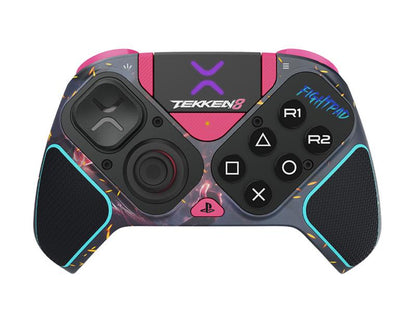 Victrix Pro BFG Wireless Controller TEKKEN 8 Rage Art for Playstation and PC - Standard Right Module, 6-Button Fight Pad Module, 4 Interchangeable Sticks, 3 Different D-Pads, and 4 Gates