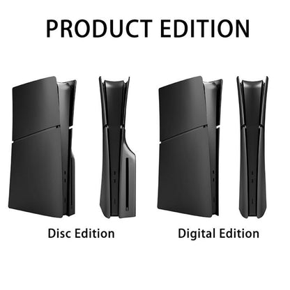 Solid Color Game Console Protective Faceplate, ABS Replacement Cover Plates for Digital/Disc Editions, Compatible with New Playstation 5 Accessories, Durability Gaming Items, Boyfriend Gift, Game Peripherals