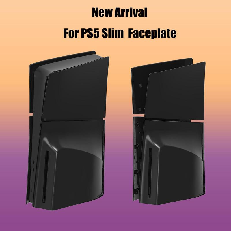 Solid Color Game Console Protective Faceplate, ABS Replacement Cover Plates for Digital/Disc Editions, Compatible with New Playstation 5 Accessories, Durability Gaming Items, Boyfriend Gift, Game Peripherals
